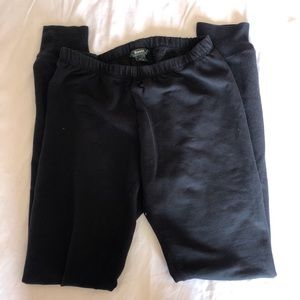 ROOTS black fleece sweats